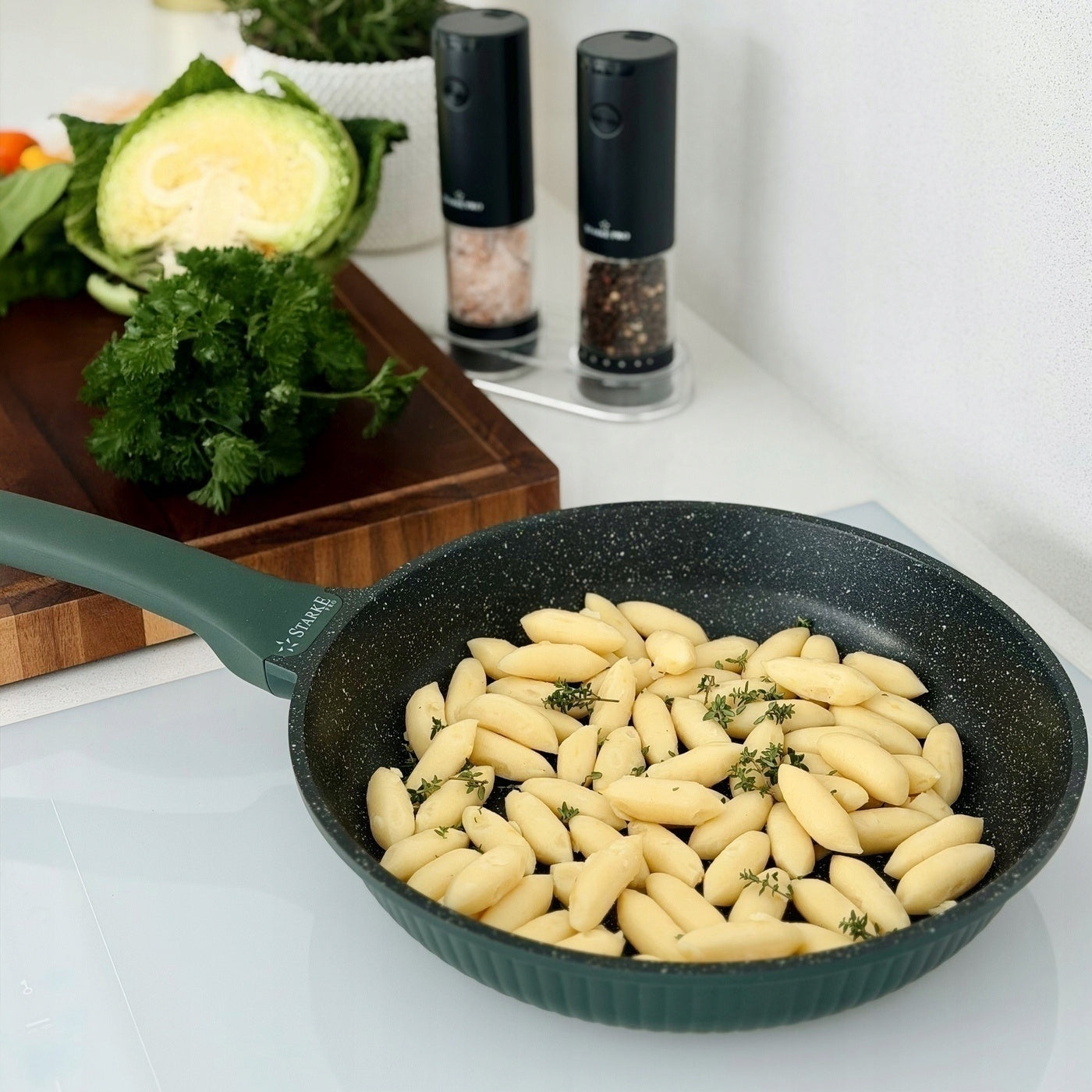 PAN INDUCTION Marble Non-stick Starke Pro Eridan 28 cm Packaging status original