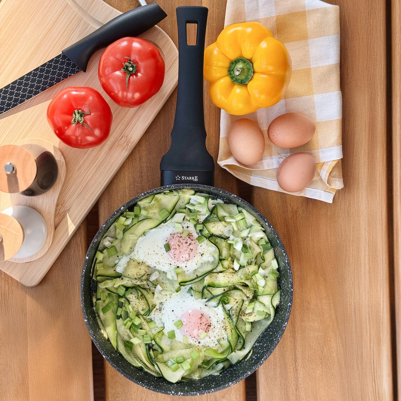 PAN LARGE INDUCTION Non-stick NON-STICK GAS Starke Pro Dante 24cm Packaging status original