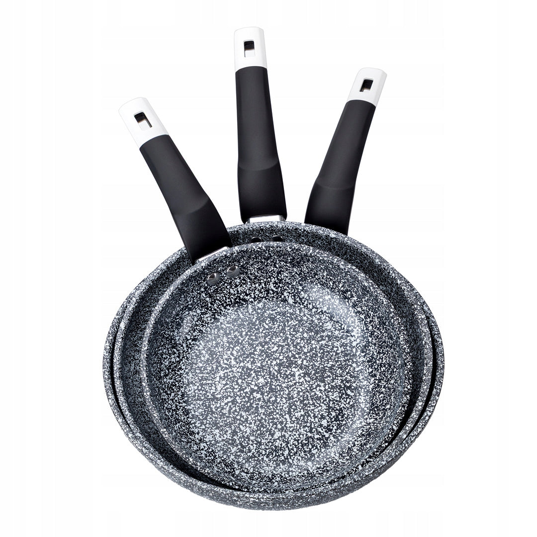PAN SET 20/24/26cm MARBLED COATING PAN SET 3PCS Manufacturer code 7540