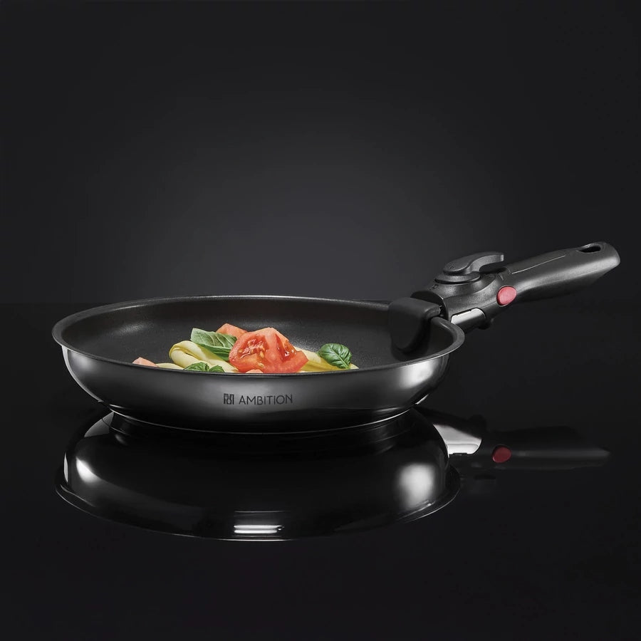 PAN SET 20/24/28CM WITH DETACHABLE HANDLE AMBITION MODUO 4set OVEN Manufacturer code 723109