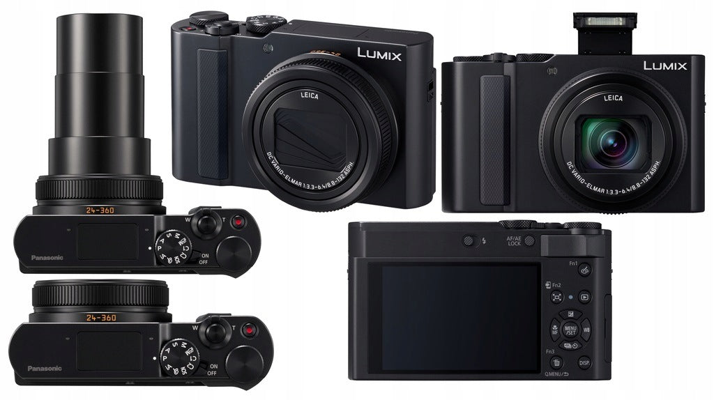 PANASONIC Lumix DC-TZ300, TZ300 BLACK 15xZOOM 24 to 360mm LEICA Manufacturer code DC-TZ300E-K