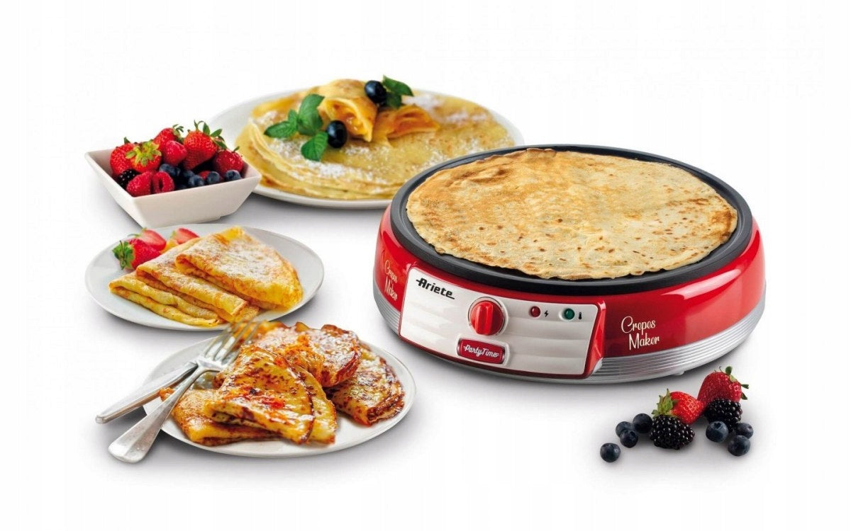 PANCAKE MAKER Ariete 202/00 | PARTYTIME | RED 1000W Power rating 1000 W