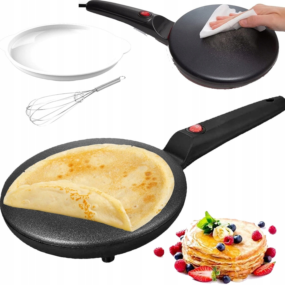 PANCAKE MAKER ELECTRIC FRYING PAN 20CM 600W WITHOUT THE USE OF FAT