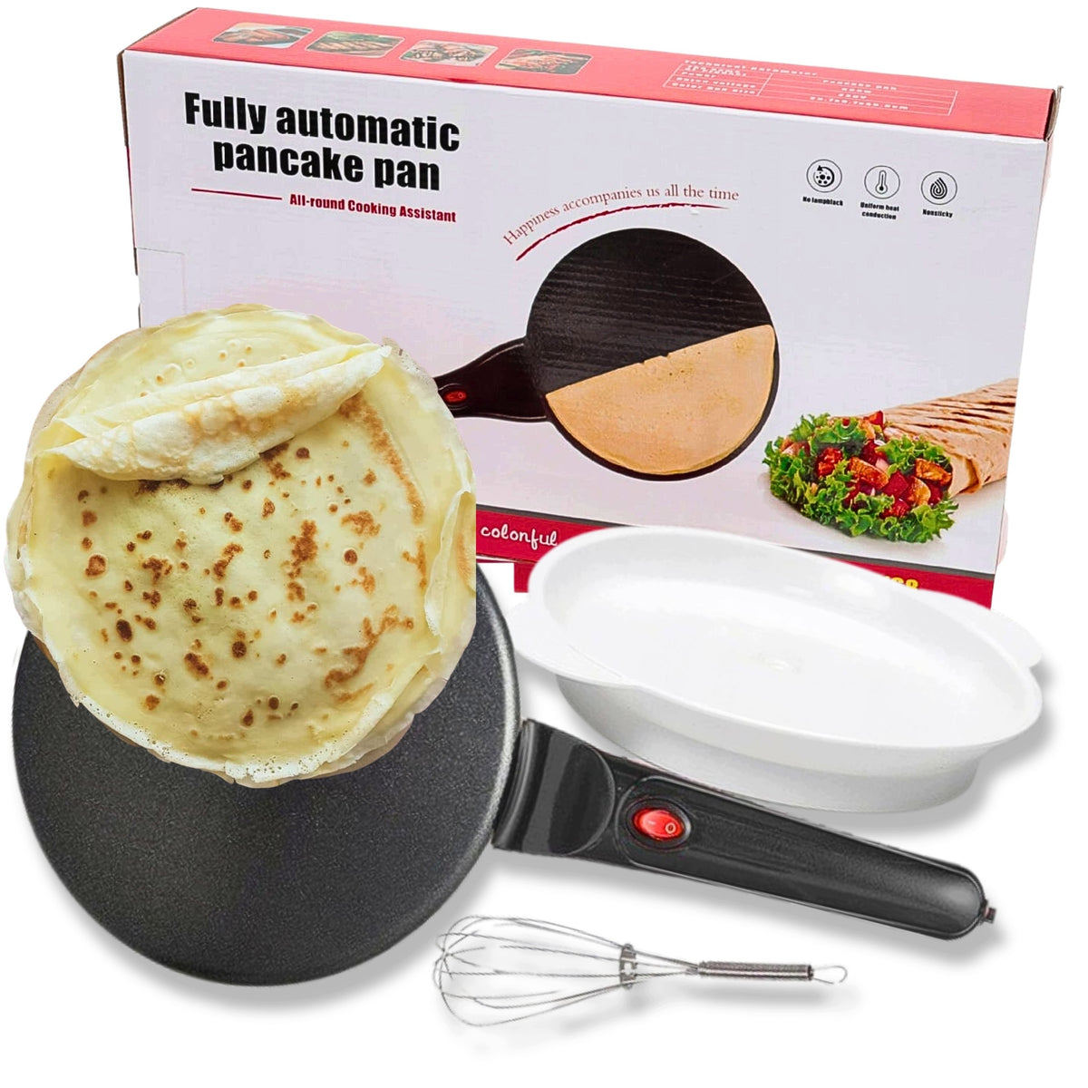 PANCAKE MAKER ELECTRIC PANCAKE PAN FAST WITHOUT THE USE OF FAT