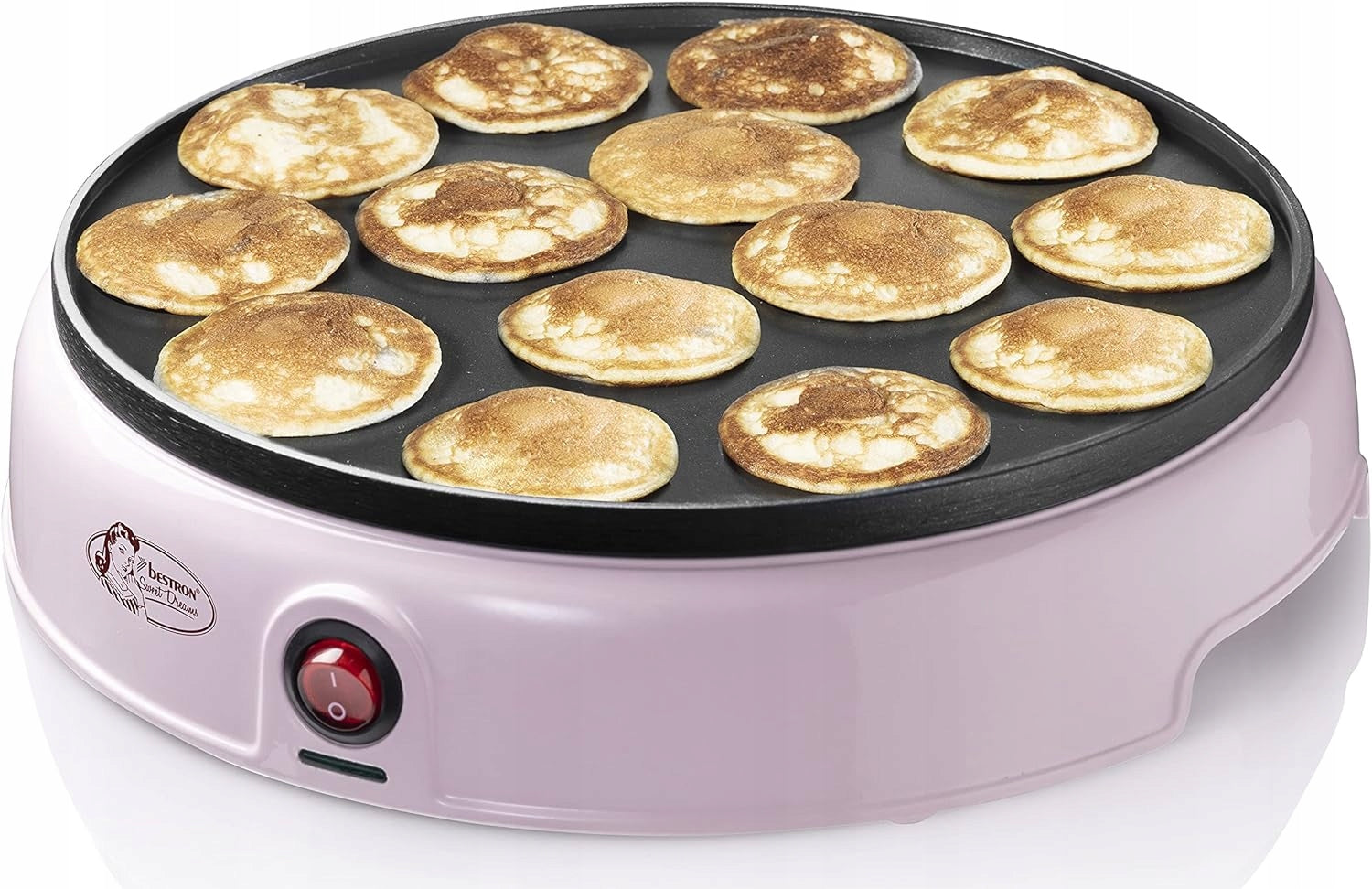 PANCAKE MAKER FRYING PANCAKES 800W PINK