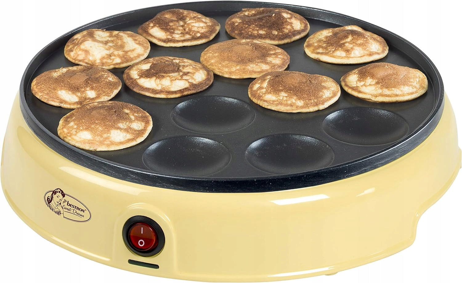 PANCAKE MAKER PANCAKES FRYING MACHINE PANCAKES 800W YELLOW