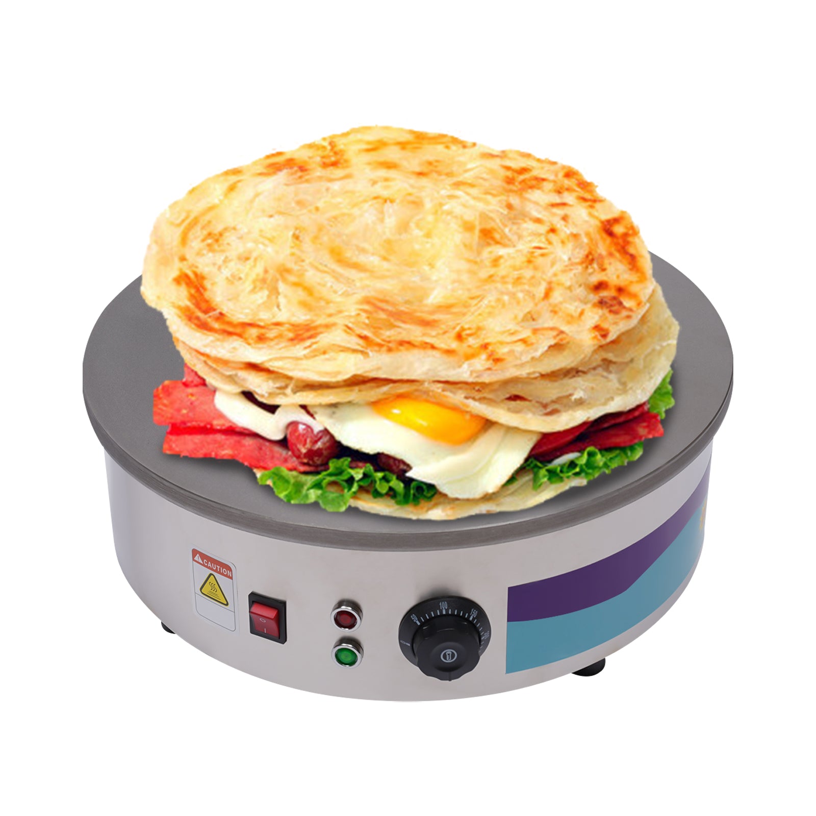 PANCAKE MAKER SINGLE PLATE FOR PANCAKES 45CM