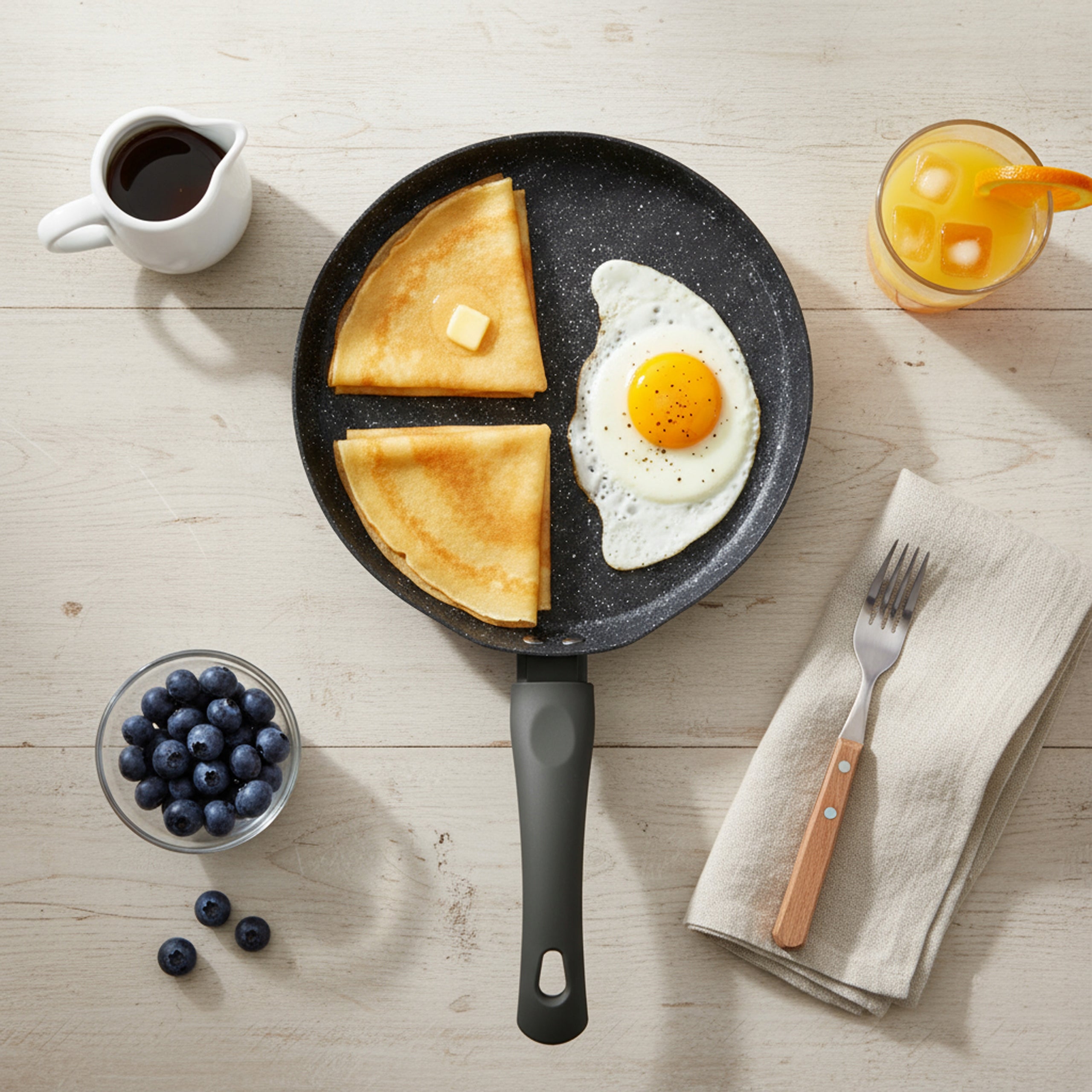 PANCAKE PAN 26 CM CERAMIC INDUCTION GAS ELECTRIC VELIO Manufacturer code VL-00250