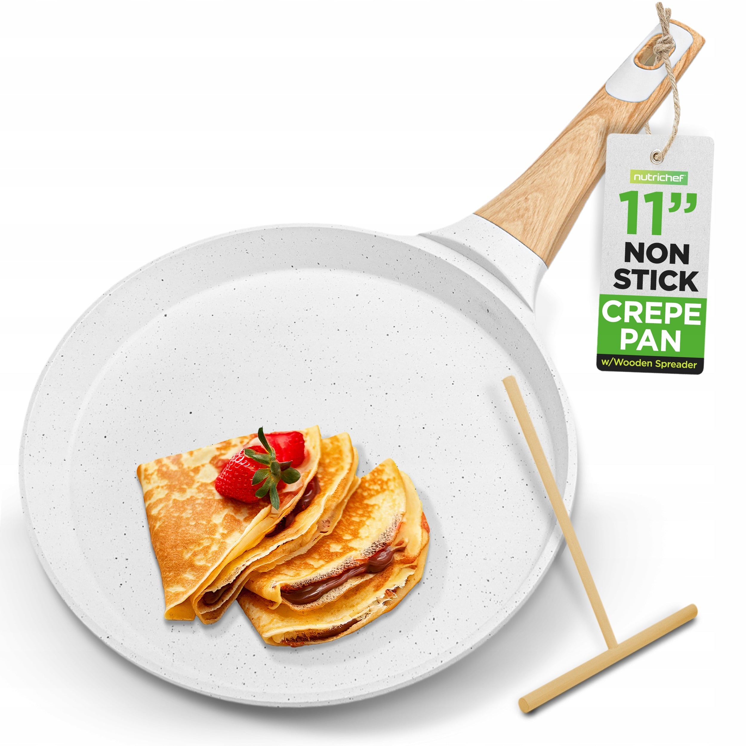 PANCAKE PAN FLAT NON-STICK ACCESSORIES SET NUTRICHEF Packaging status original