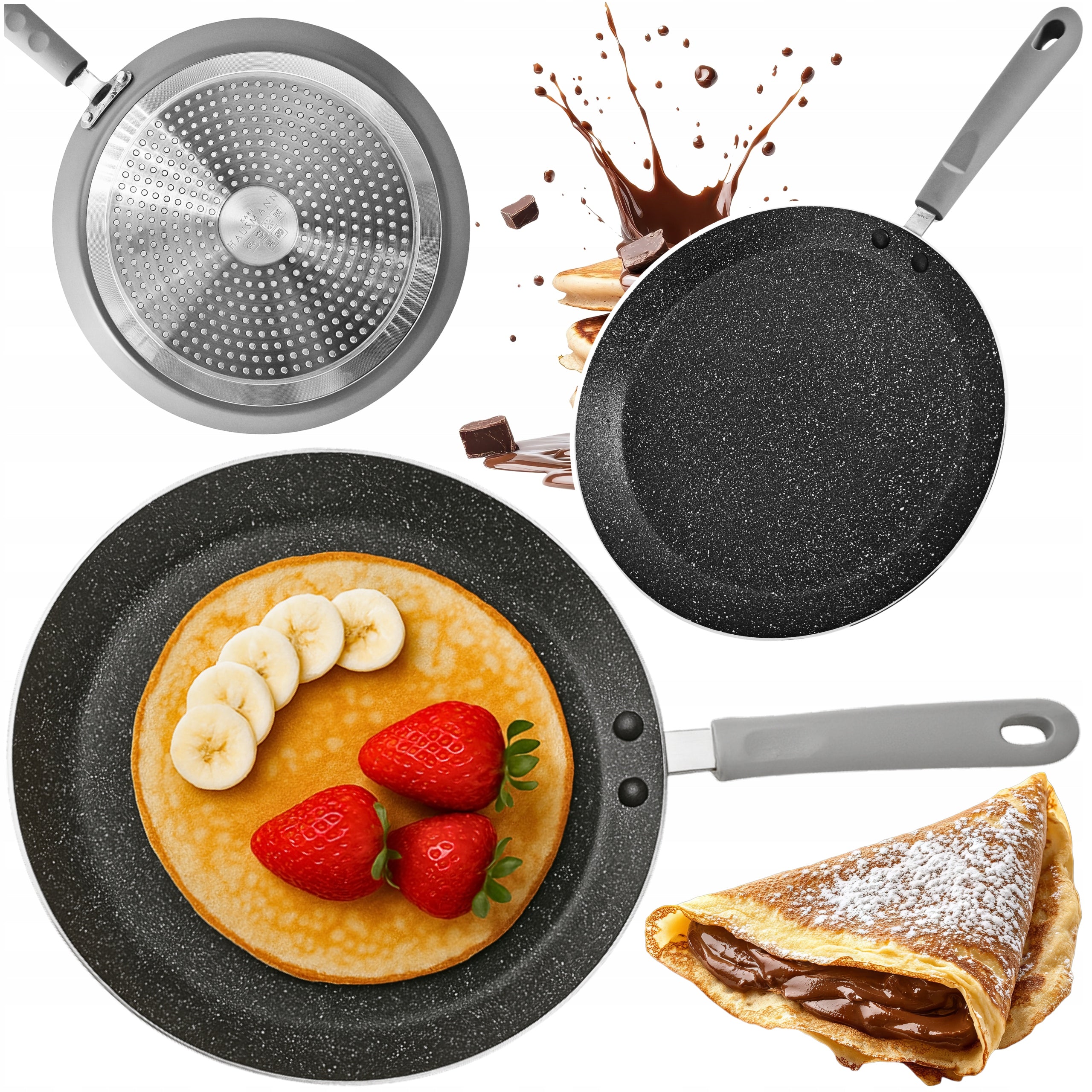 PANCAKE PAN NON-STICK INDUCTION PAN 26 cm