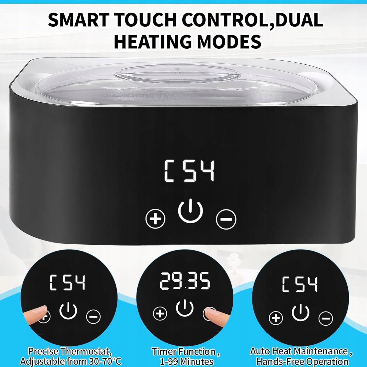 PARAFFIN BATH FOR HANDS AND FEET 4 L WITH TWO HEATING MODES Brand LOKI