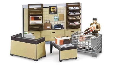 PARCEL LOCKER UPS DIRT PICK-UP POINT FOR SHIPMENTS SET FIGURINE FOR CHILDREN Manufacturer code SWC5908201426627
