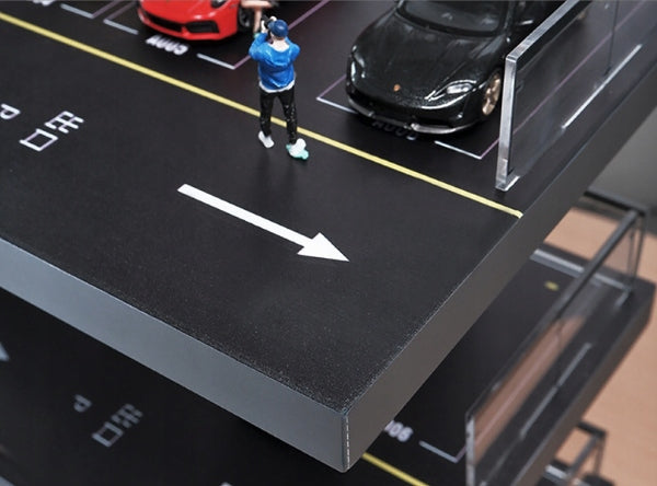 PARKING DIORAMA PARKING DISPLAY CASE FOR MODEL CARS 5 FLOORS Manufacturer code RE-1264