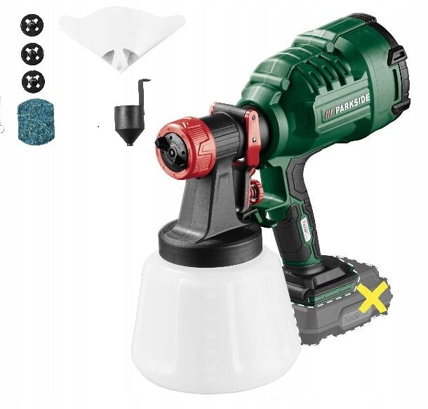 PARKSIDE BATTERY PAINT GUN 20V PFSA 20-LI B2