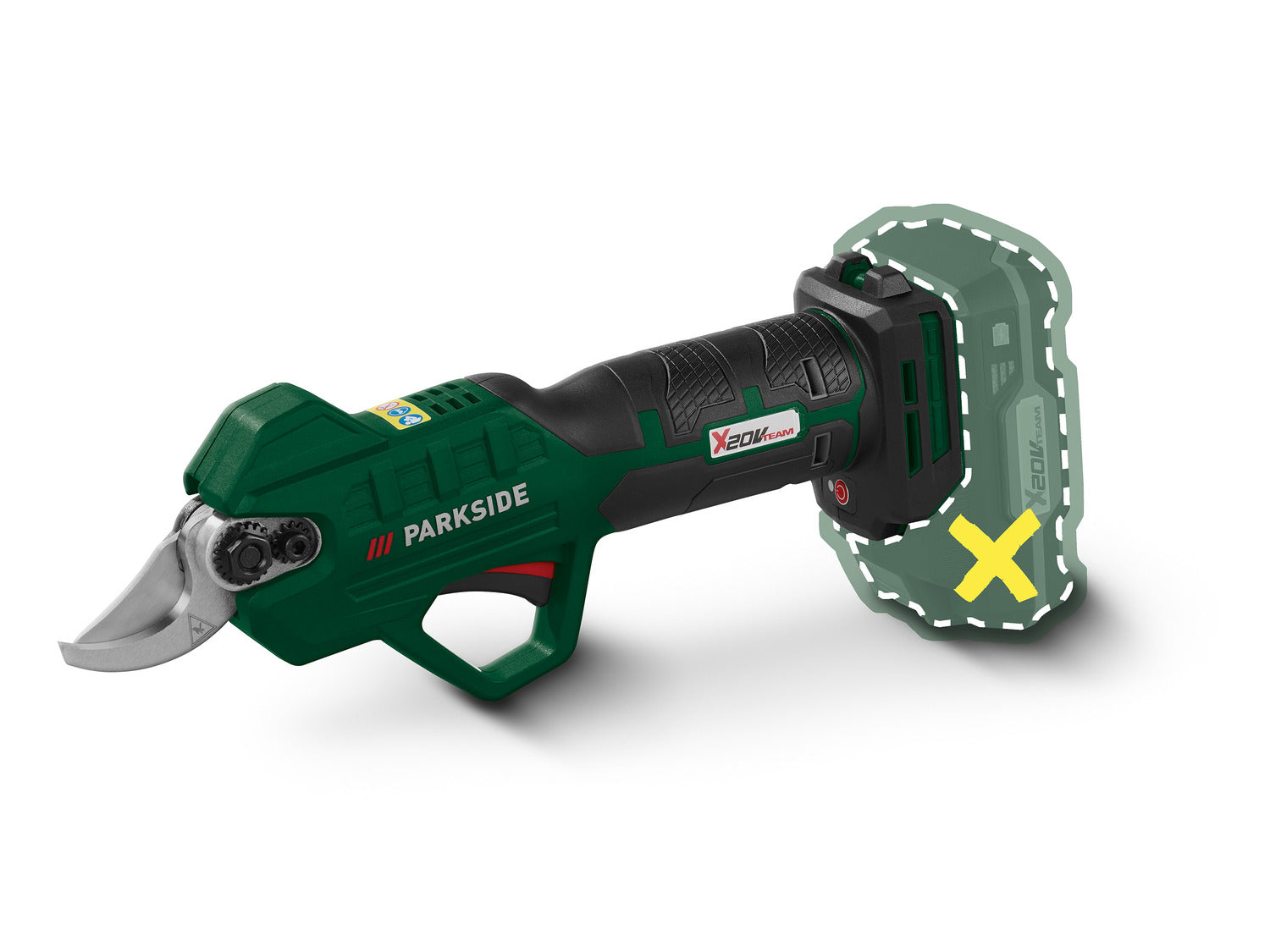 PARKSIDE CORDLESS BRANCH SHEARS PRUNER 20 V PAAS 20-LI +CASE Brand Parkside