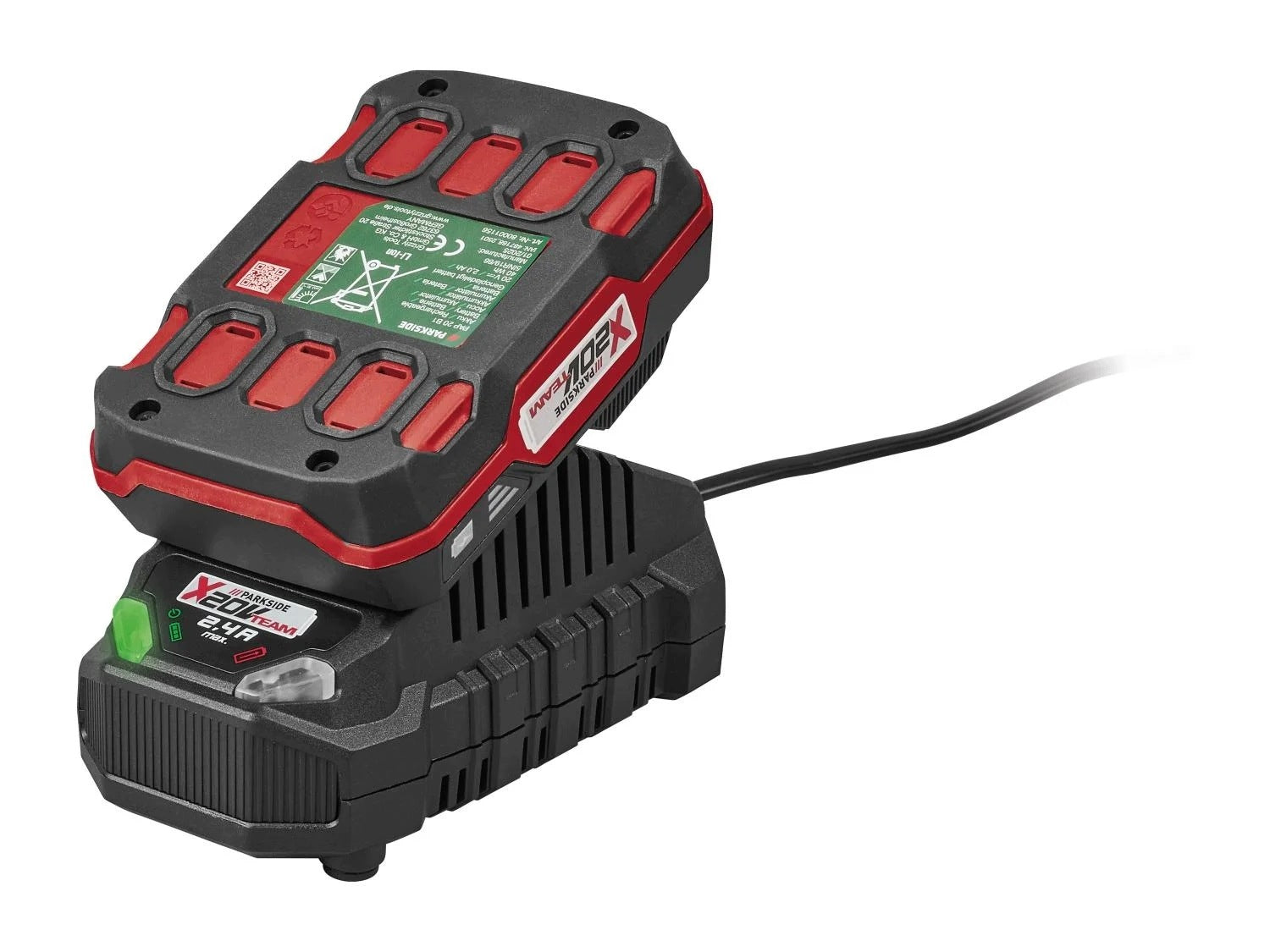 PARKSIDE Cordless 20V Drill/Driver with Battery and Charger Manufacturer code PABS 20-Li E6