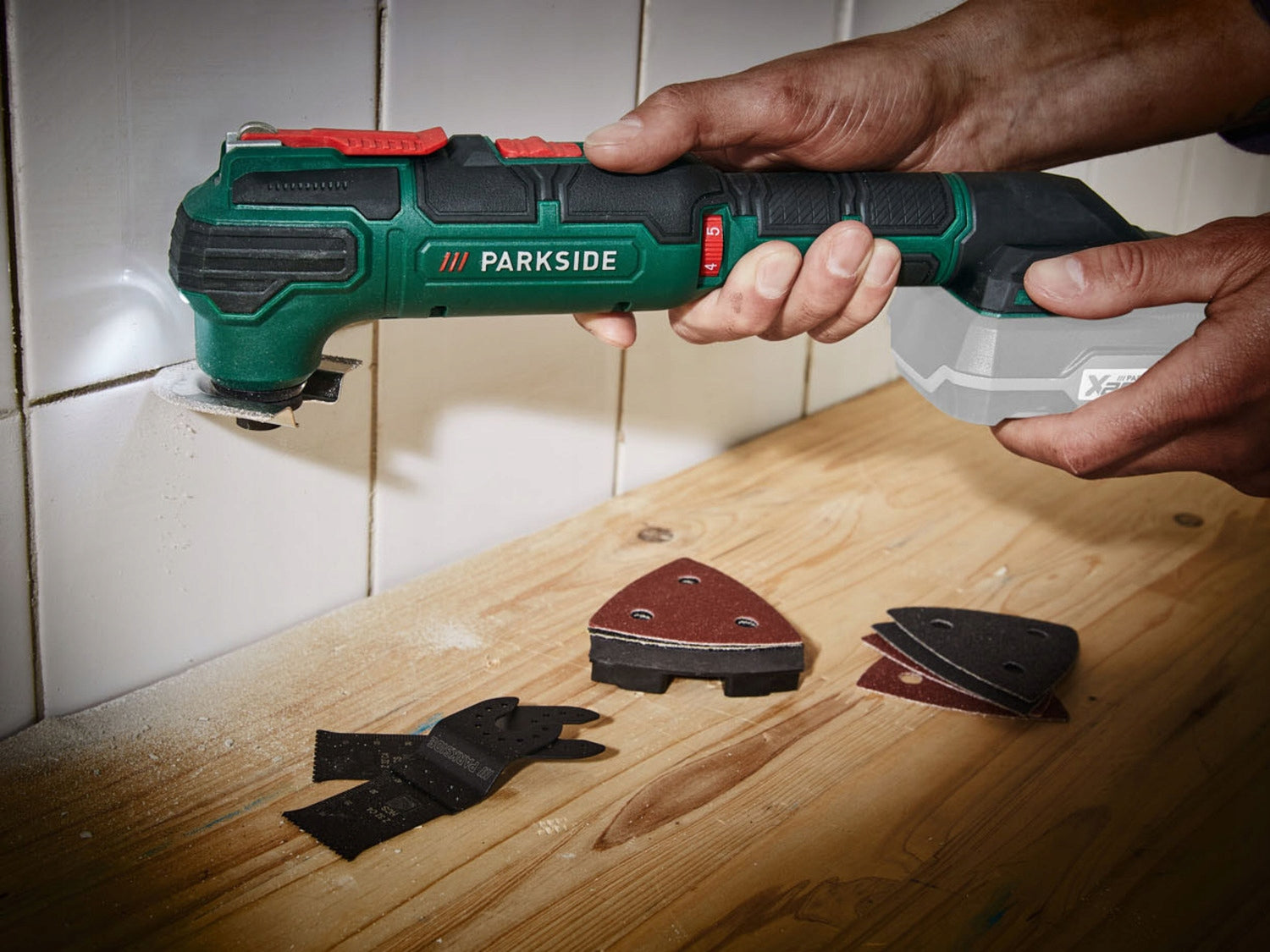 PARKSIDE Cordless Multitool 20V Multifunction Device RENOVATOR Packaging status original
