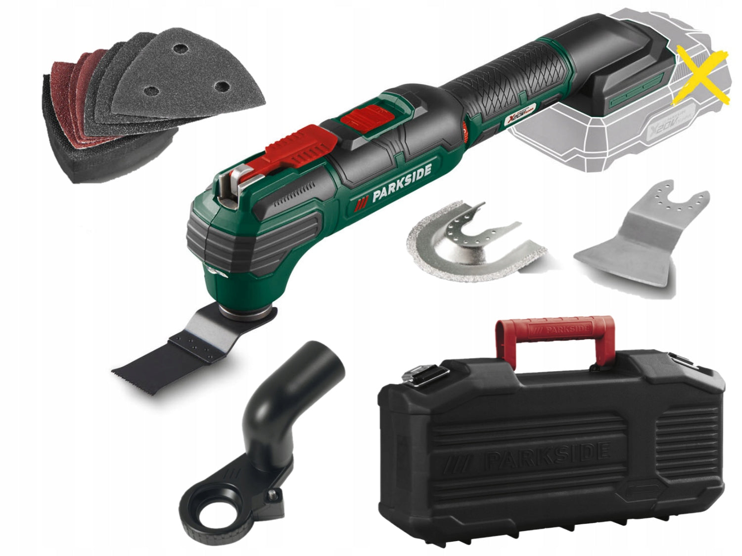 PARKSIDE Cordless Multitool 20V Multifunction Device RENOVATOR