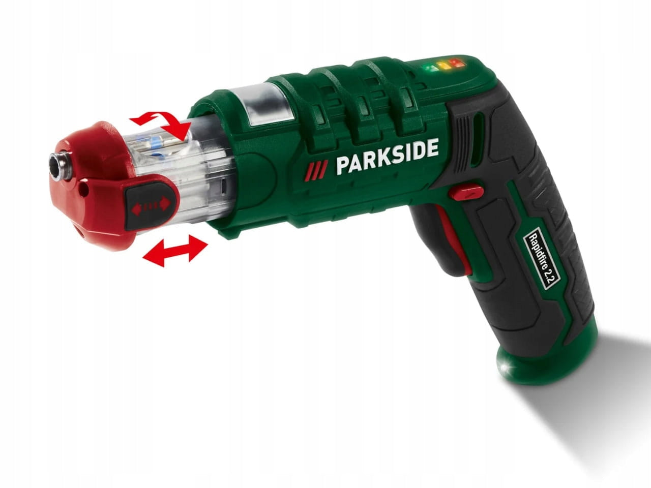 PARKSIDE Cordless Screwdriver Rapidfire 2.2 4V 14 Bits USB-C Case Manufacturer code Rapidfire 2.2