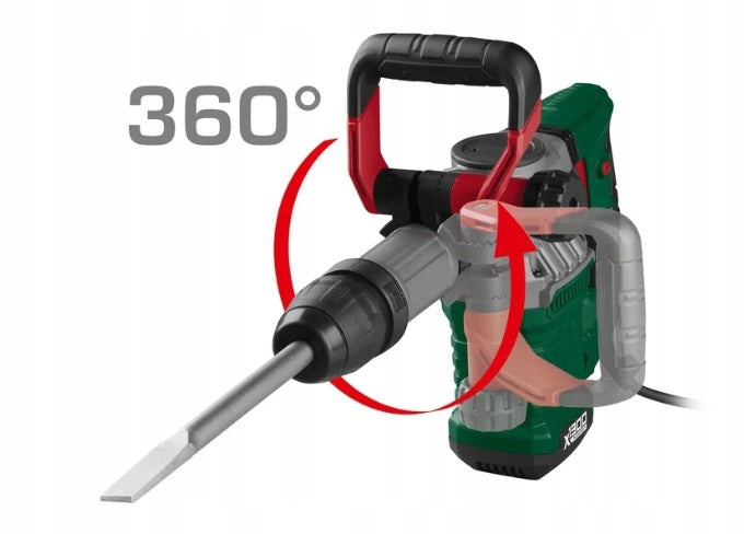 PARKSIDE Demolition hammer PAH 1300 C3, 1300 W with suitcase and accessories Packaging status original