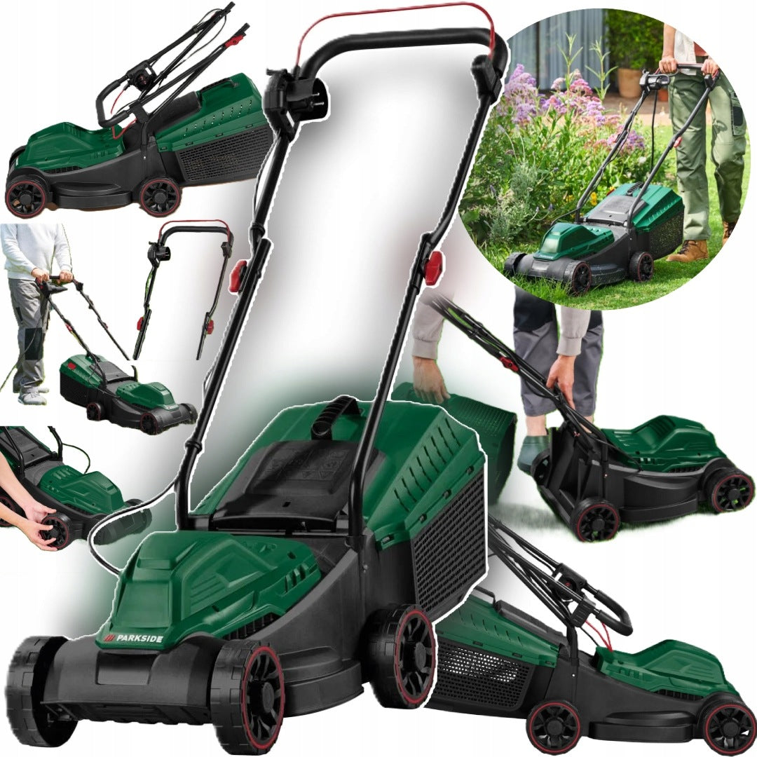 PARKSIDE Electric lawn mower PERM 1300 A1, 27 l