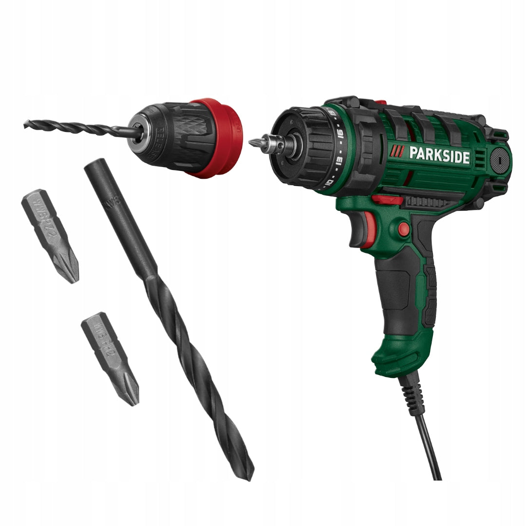 PARKSIDE IMPACT-FREE DRILL/DRIVER 230 V 300 IN 2-SPEED TRANSMISSION