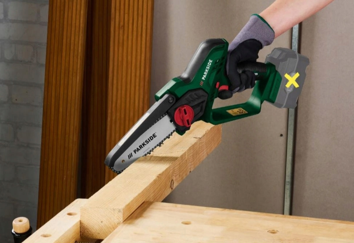 PARKSIDE PAGHS 20-LI C3 CORDLESS WOOD SAW CHAINSAW Guide length 15 cm