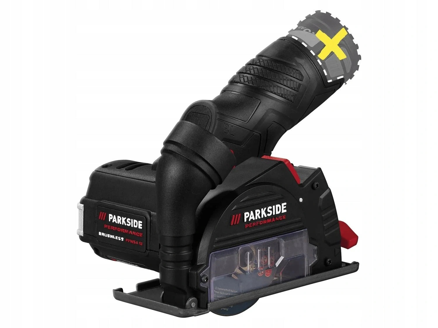 PARKSIDE PERFORMANCE Angle Grinder 12V PPWSA 12 A1 Without Aku