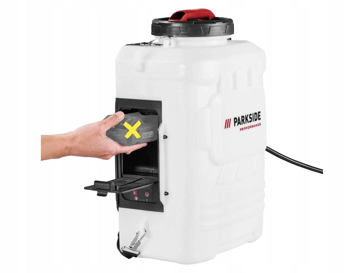 PARKSIDE PERFORMANCE Cordless backpack sprayer PPARDS 16 D3 Tank capacity 16 l