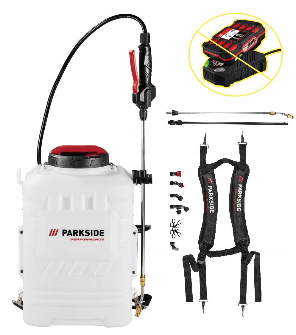 PARKSIDE PERFORMANCE Cordless backpack sprayer PPARDS 16 D3