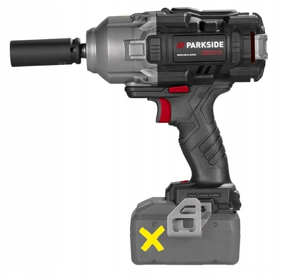 PARKSIDE PERFORMANCE PASSP 20-Li C4 IMPACT WRENCH BRUSHLESS SUITCASE Manufacturer code PASSP 20-Li C4