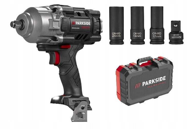 PARKSIDE PERFORMANCE PASSP 20-Li C4 IMPACT WRENCH BRUSHLESS SUITCASE