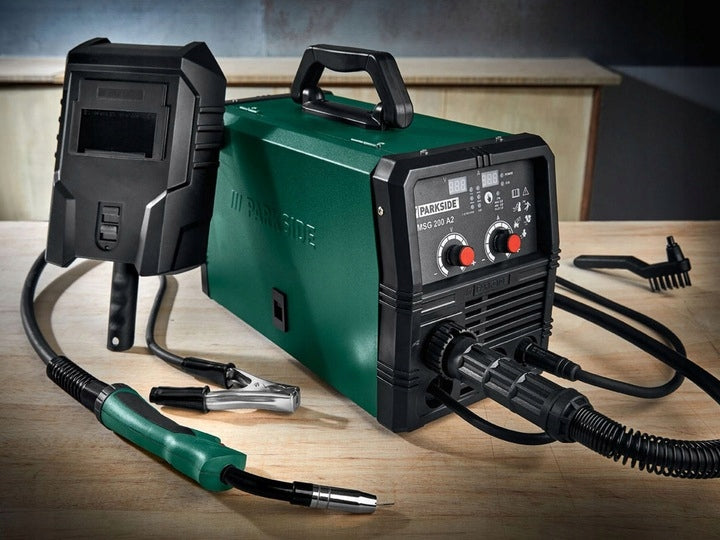 PARKSIDE PMSG 200 A2 Multifunctional MMA MIG WIG Wire Welding Machine 200A Set Welding range 20–200 A