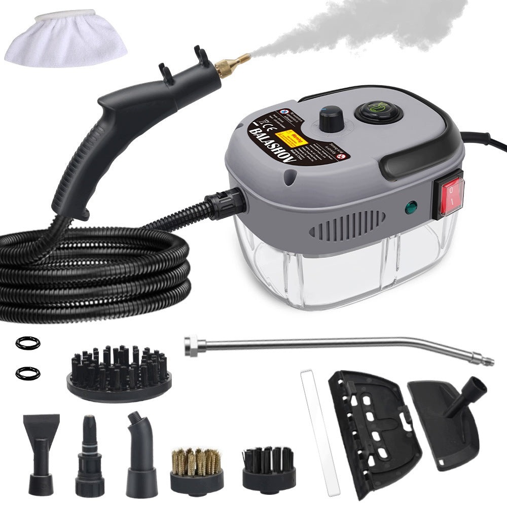 PAROWNICA MYJKA PAROWA CZYŚCIK 2500W 1.2L MOP DO PODŁÓG TAPET ZESTAW IPX5