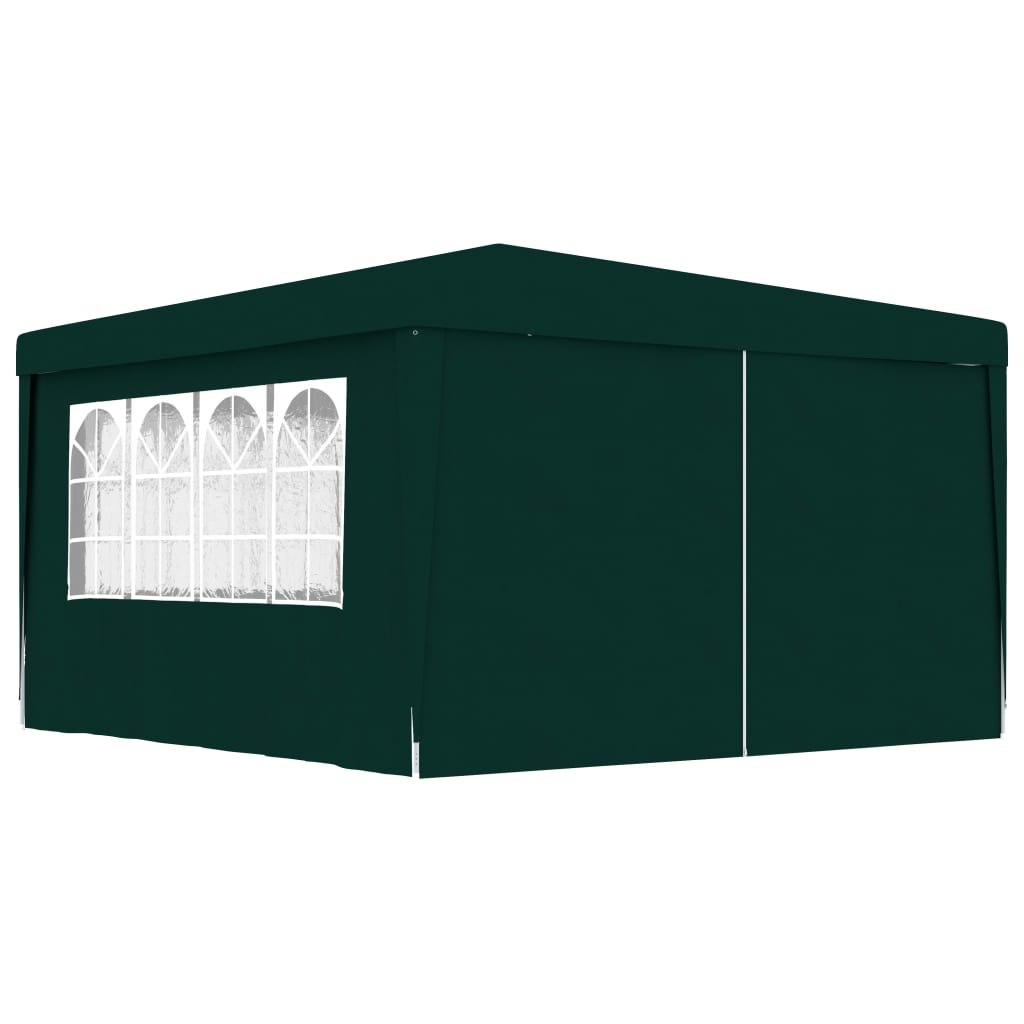 PARTY TENT WITH WALLS 4X4M GREEN 90G/M²