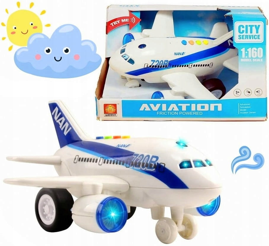 PASSENGER AIRCRAFT LARGE INTERACTIVE LIGHTS SOUNDS