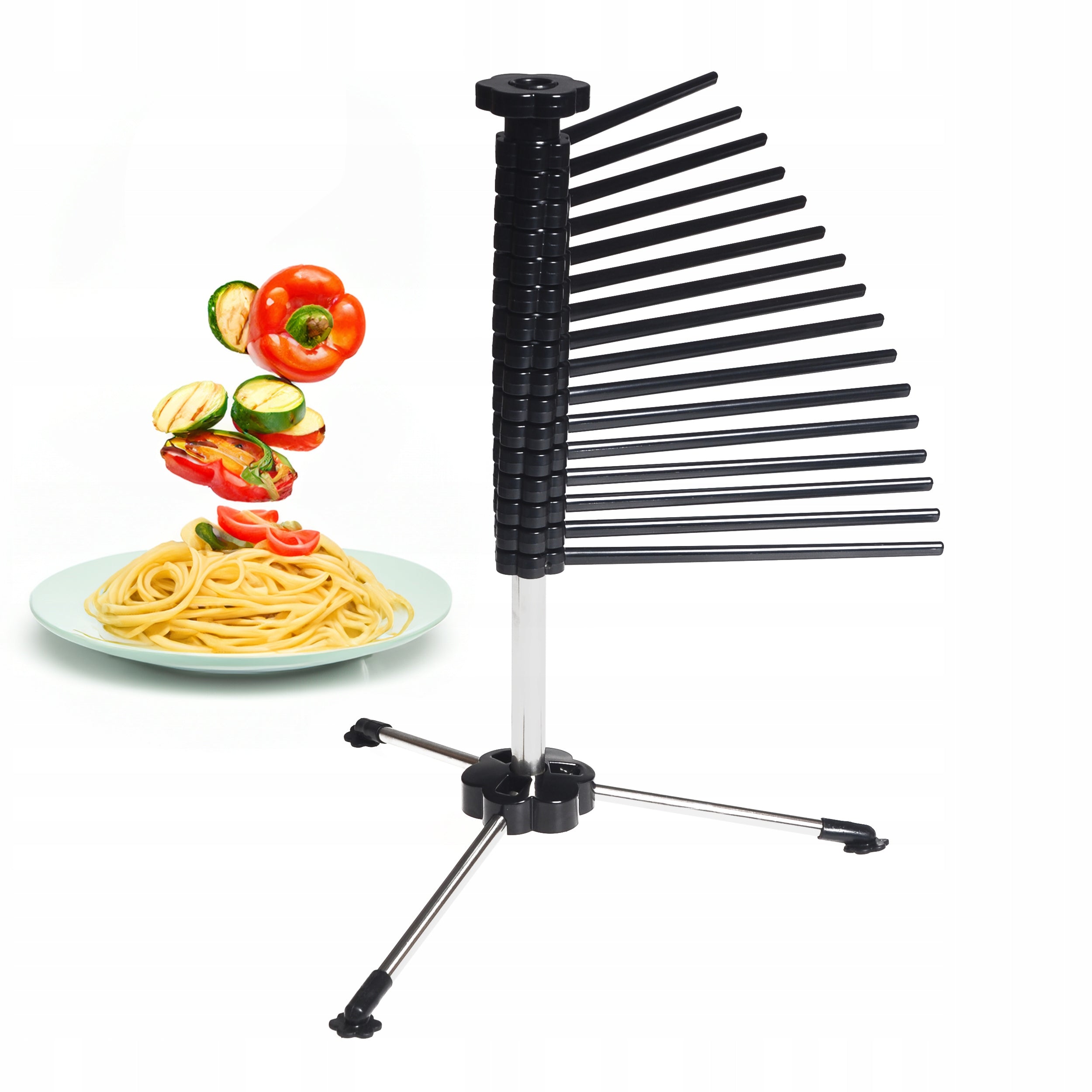 PASTA DRYER 16-ARM FOLDABLE STAND HANGER KAMILLE EAN (GTIN) 5904734061878
