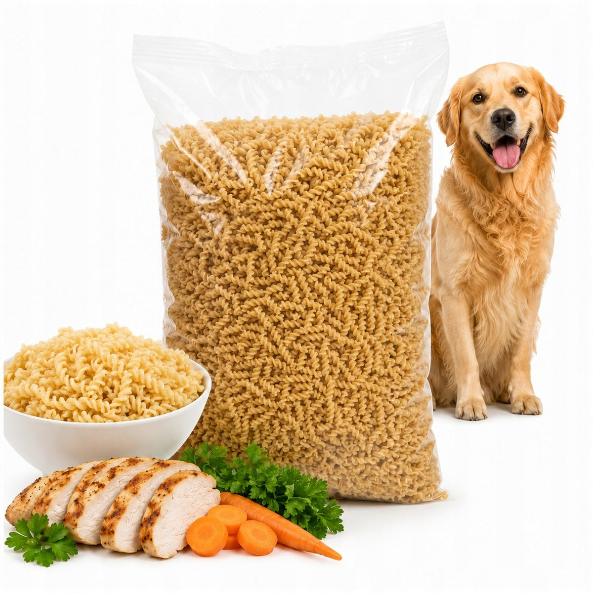 PASTA FOR DOG DRILL instant for cooking dry food - 5 KG