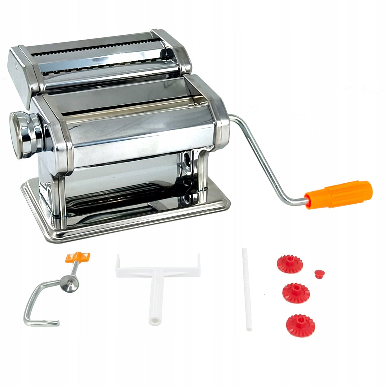 PASTA MACHINE CAKE RAVIOLI MANUAL STAINLESS STEEL SLICER ADJUSTABLE Packaging status original