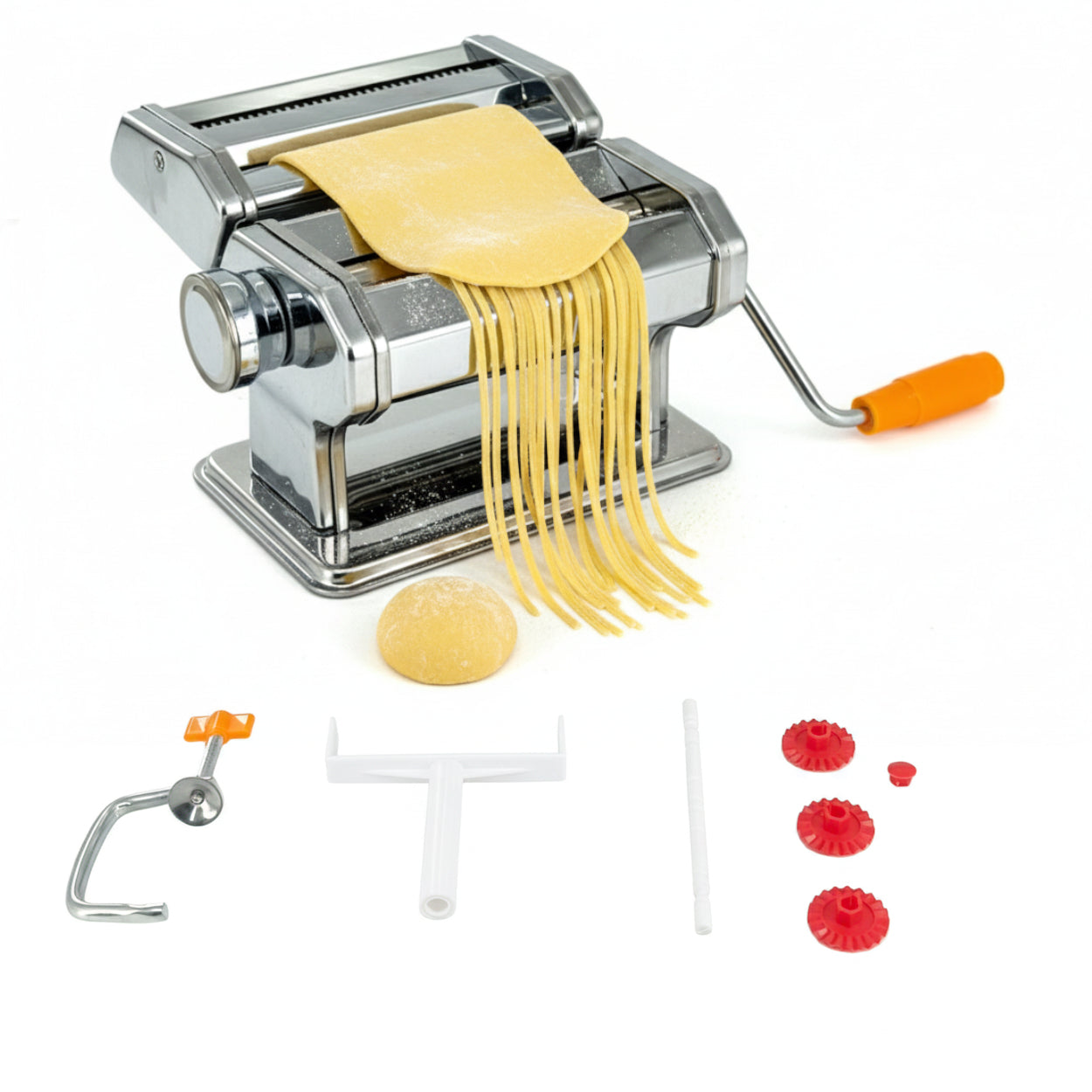 PASTA MACHINE CAKE RAVIOLI MANUAL STAINLESS STEEL SLICER ADJUSTABLE