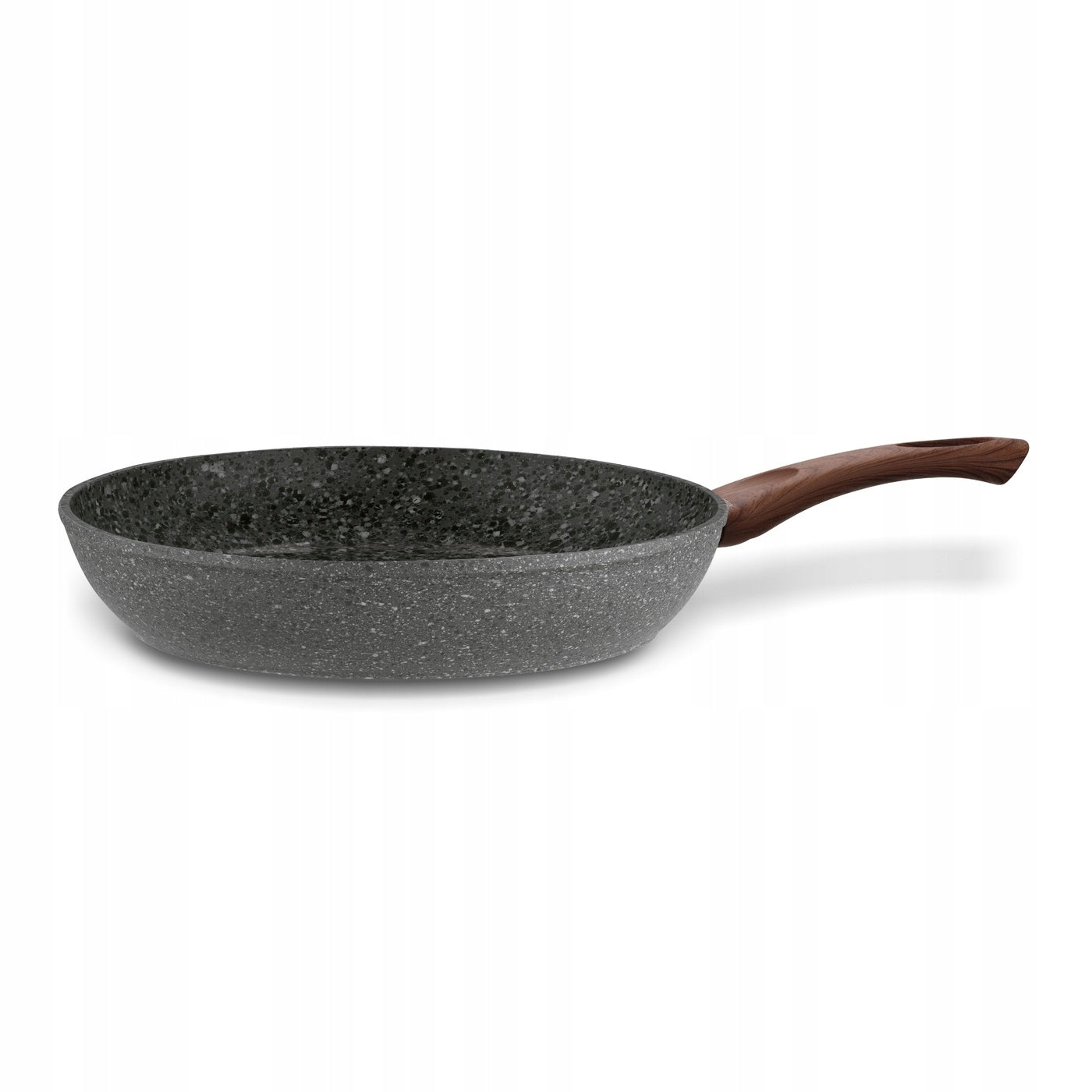 PATELNIA INDUKCJA Gaz GRANITOWA Drewniany UCHWYT Konighoffer Venga 26cm