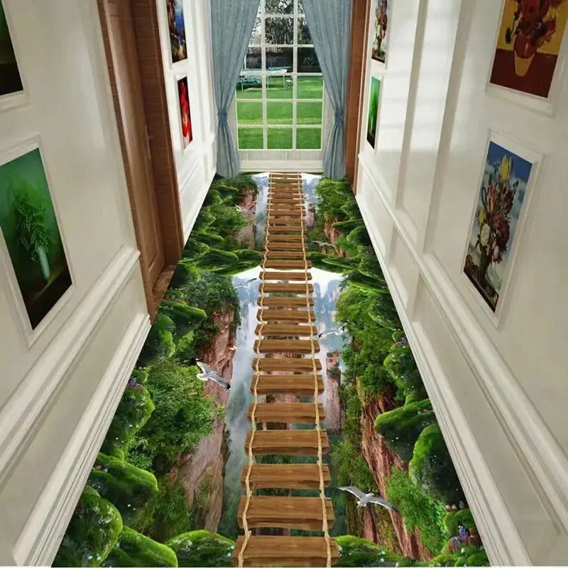 PAVEMENT FOR HALLWAY JUNGLE CORRIDOR 3D NON-SLIP 60x200 Brand no brand