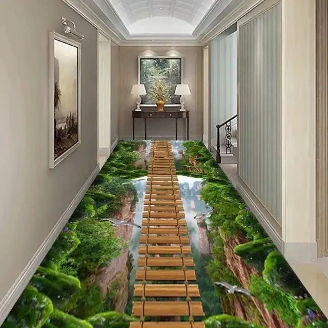 PAVEMENT FOR HALLWAY JUNGLE CORRIDOR 3D NON-SLIP 60x200 Manufacturer code DYWK_242 60x200