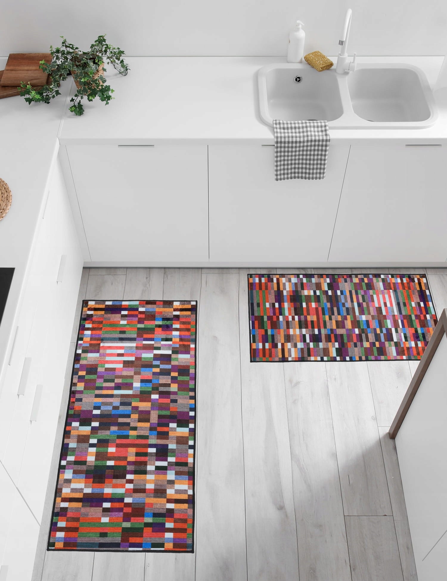 PAVEMENT FOR KITCHEN NON-SLIP 50x80cm SOFT KITCHEN RUG WASHABLE Manufacturer code 508856