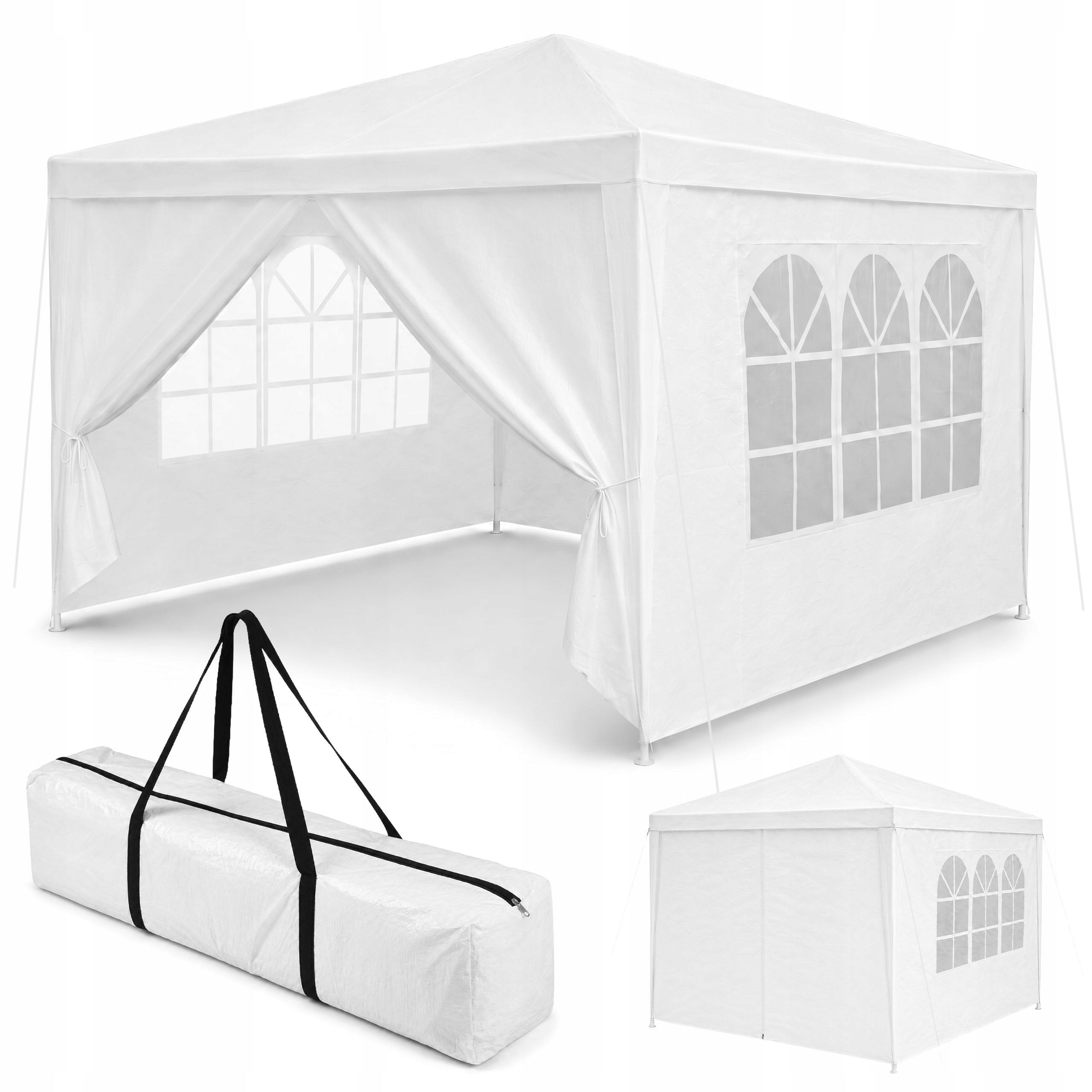PAVILION GARDEN TENT 3x3 m FOR GARDEN FOR BIRTHDAY PARTY GRILL CHRISTENING