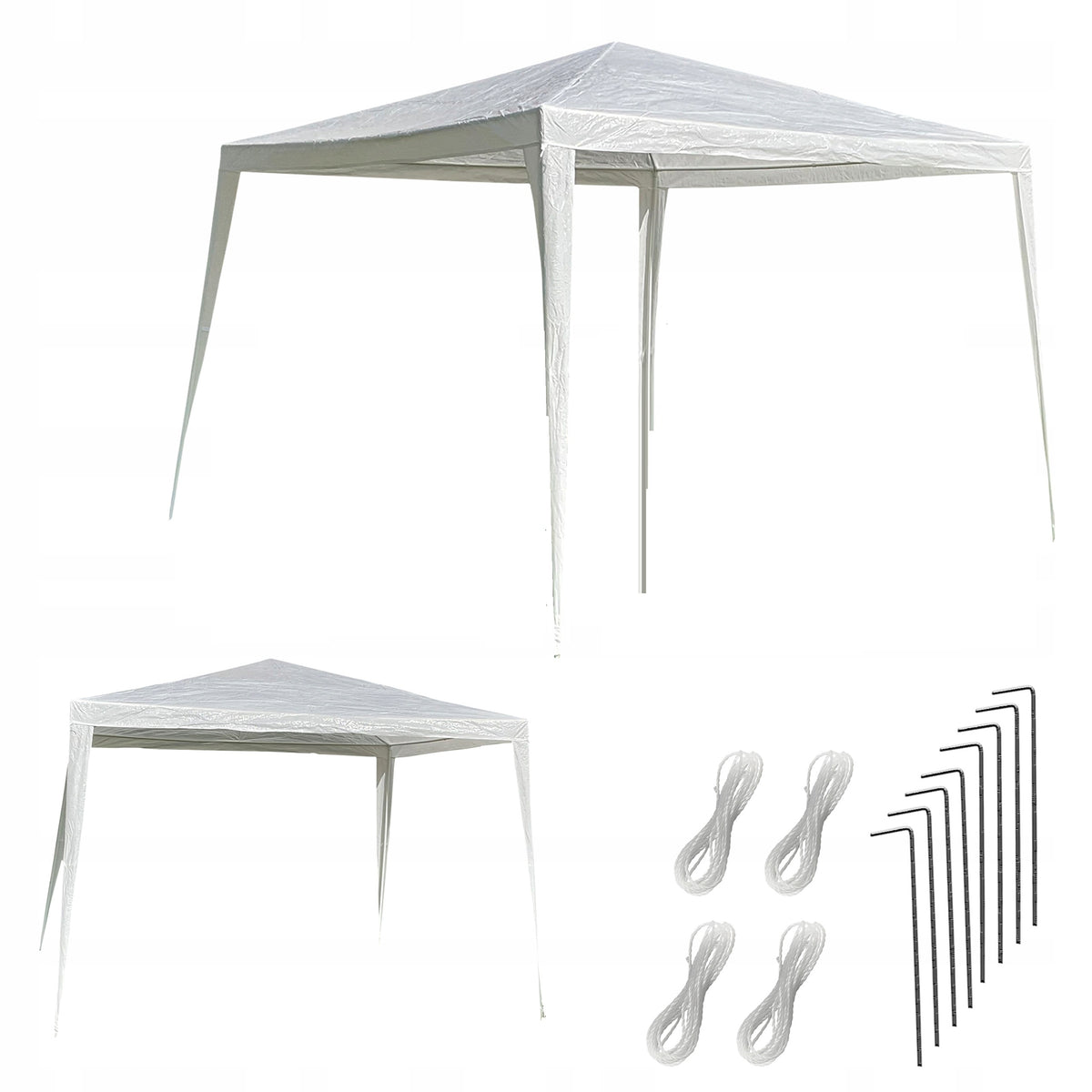 PAVILION GARDEN TRADE TENT 3x3m GREEN WHITE