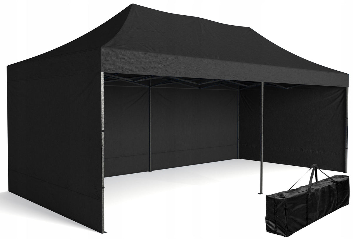 PAVILION TRADE TENT GARDEN MARKET EXPRESS CATERING BLACK 3x6