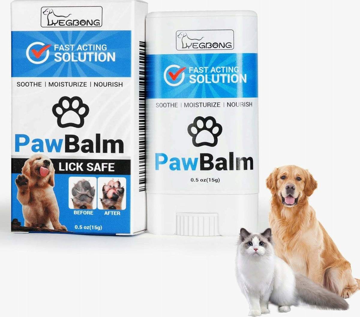 PAW BALM DOG CAT NATURAL PROTECTIVE MOISTURIZING CREAM REGENERATION