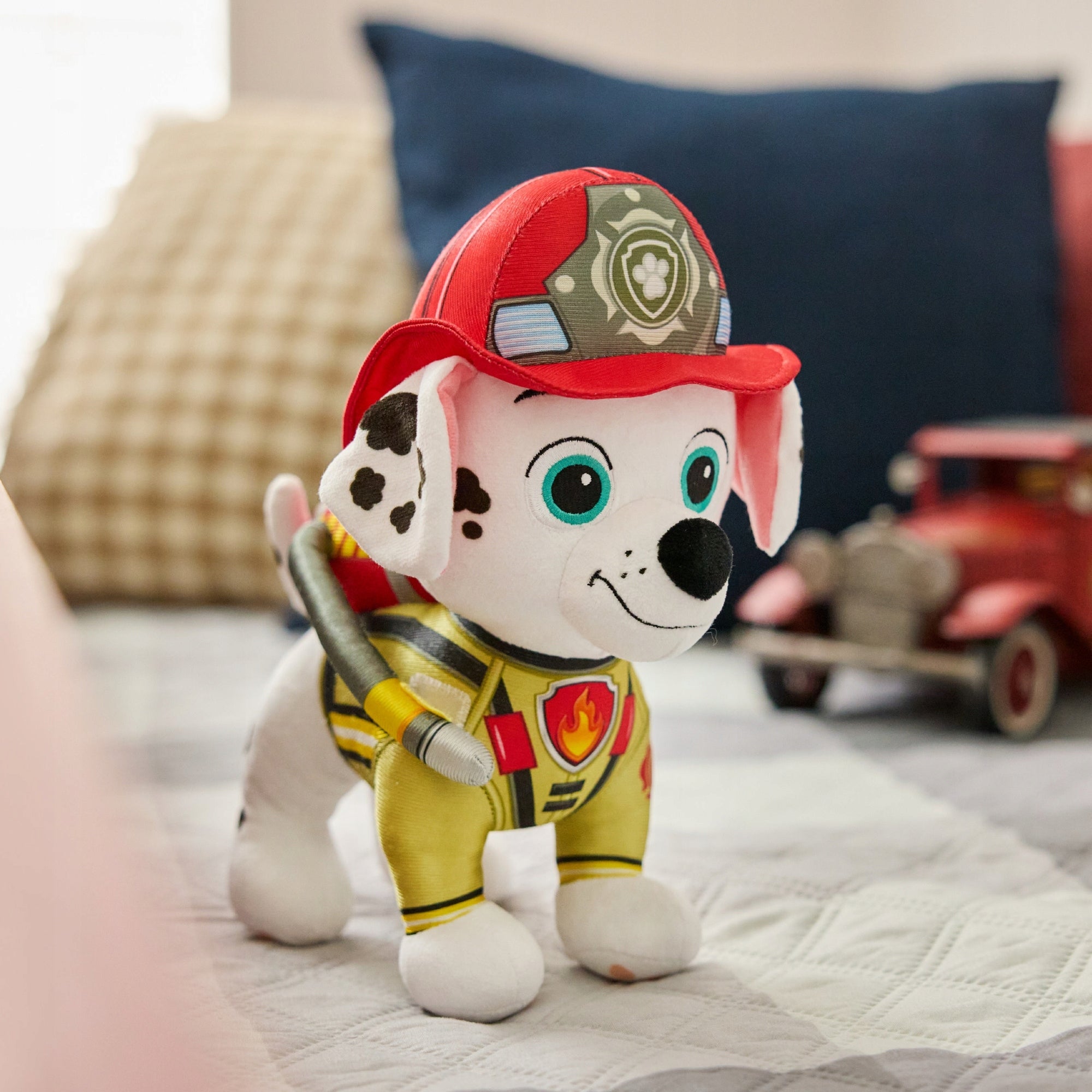 PAW PATROL MARSHALL PLUSH TOY FIRE RESCUE PLUSH LARGE 25 CM Packaging status original