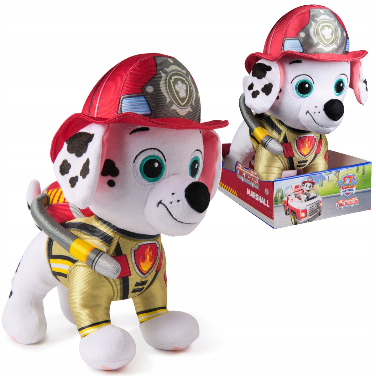 PAW PATROL MARSHALL PLUSH TOY FIRE RESCUE PLUSH LARGE 25 CM